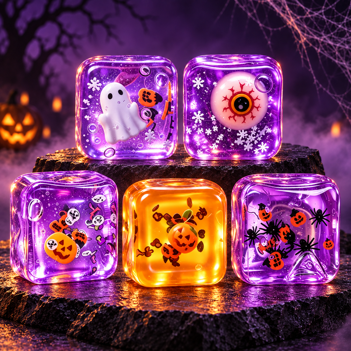 Halloween Maltose Character Cubes