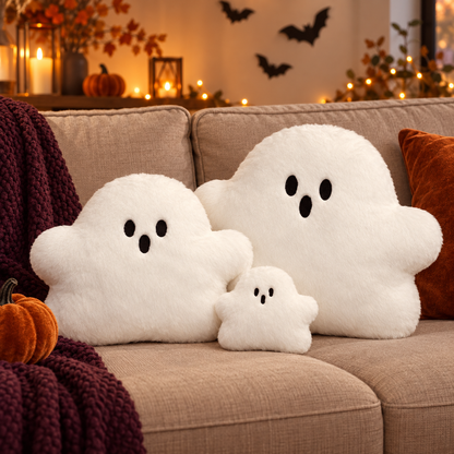Halloween Ghost Plush Cushion
