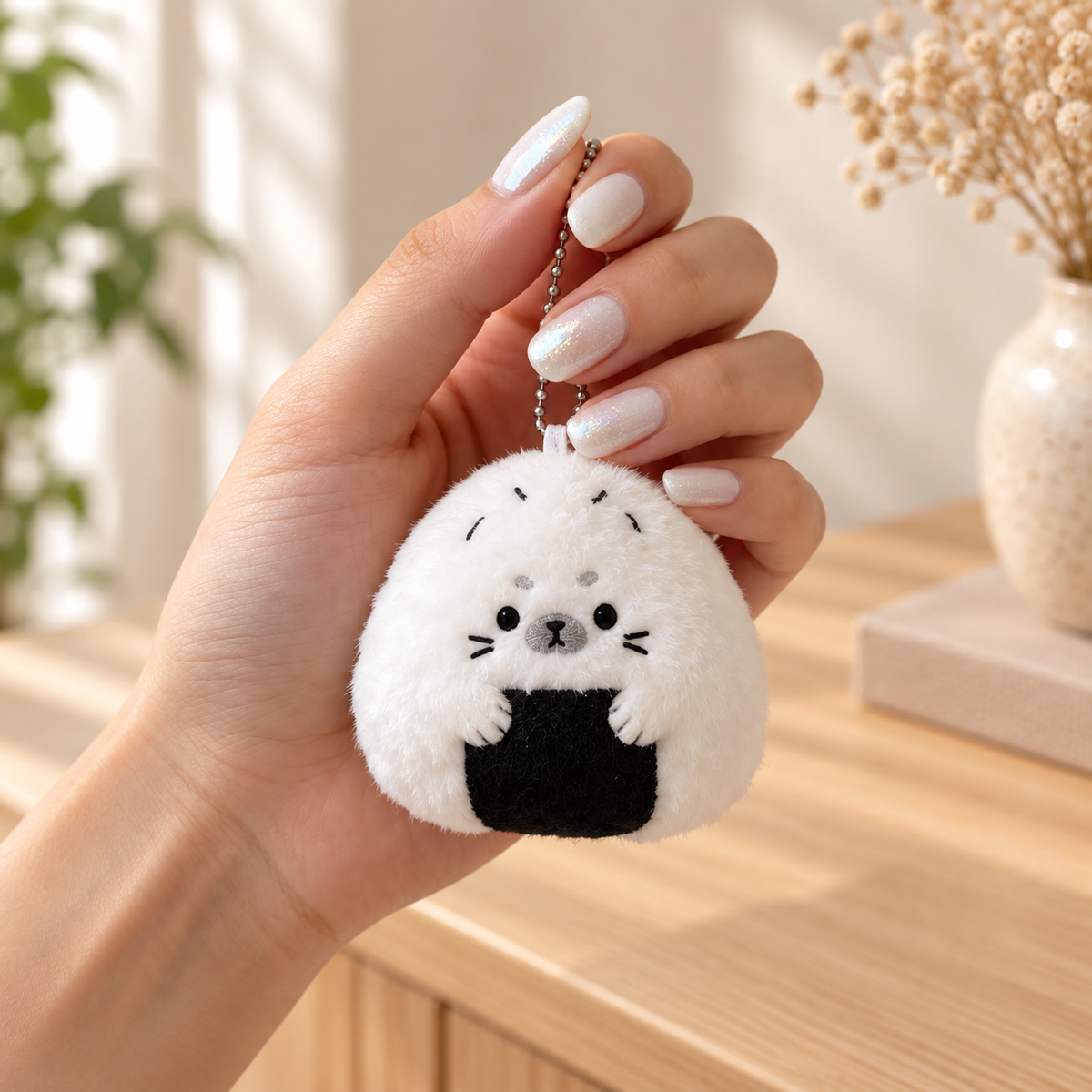Seal Plush Keychain