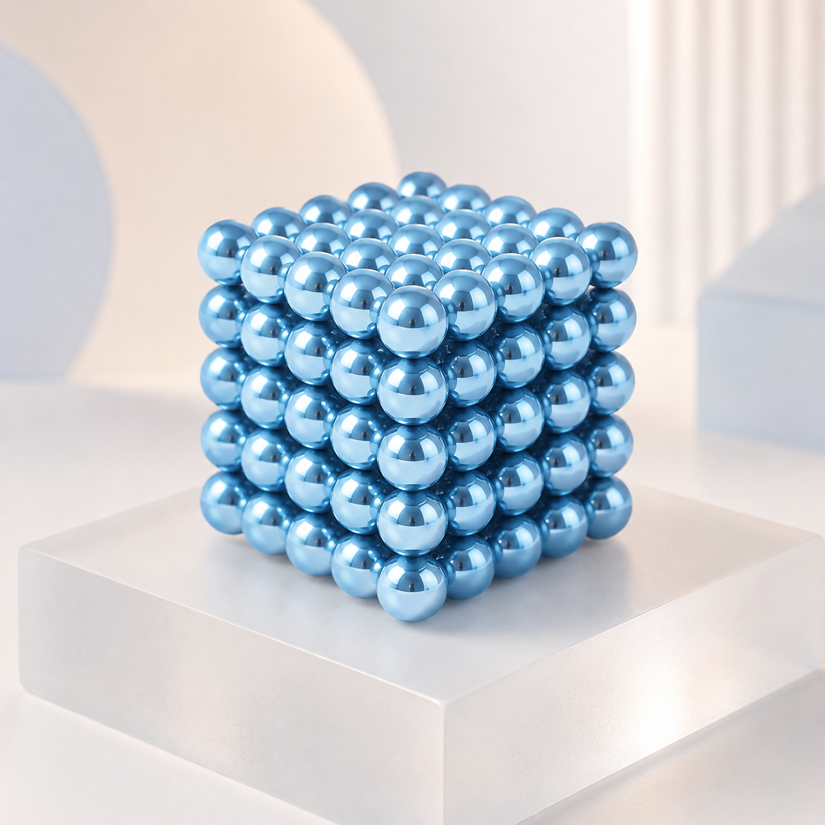 Magnetic Spheres Building Blocks