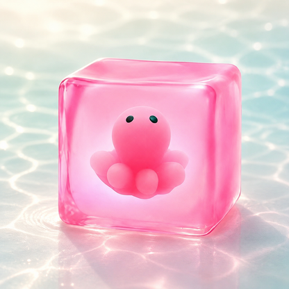 Glow-in-the-Dark Ocean Animal Cubes