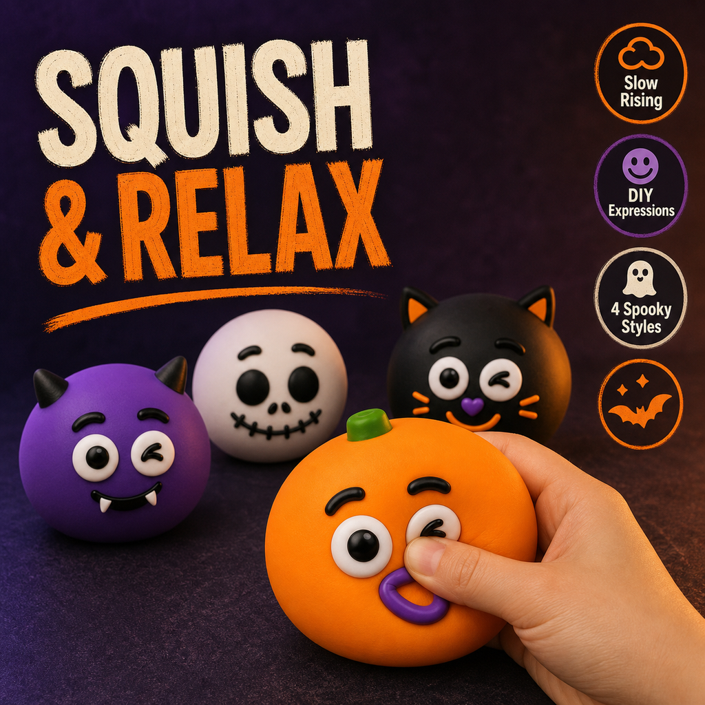 Halloween Face Squishies - product gallery photo 7