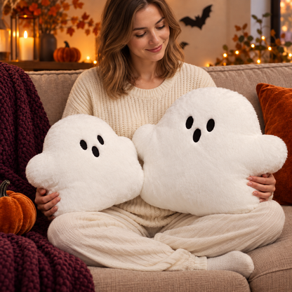 Halloween Ghost Plush Cushion