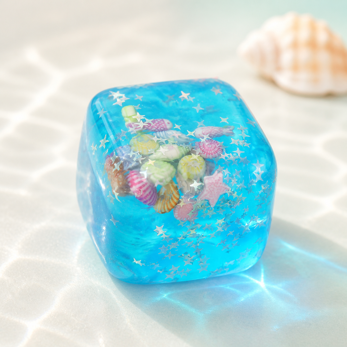 Sea Shell Cube Squishy