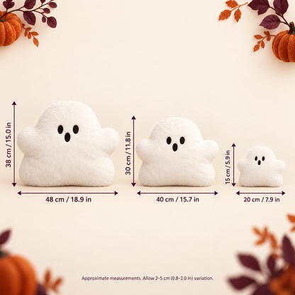 Halloween Ghost Plush Cushion