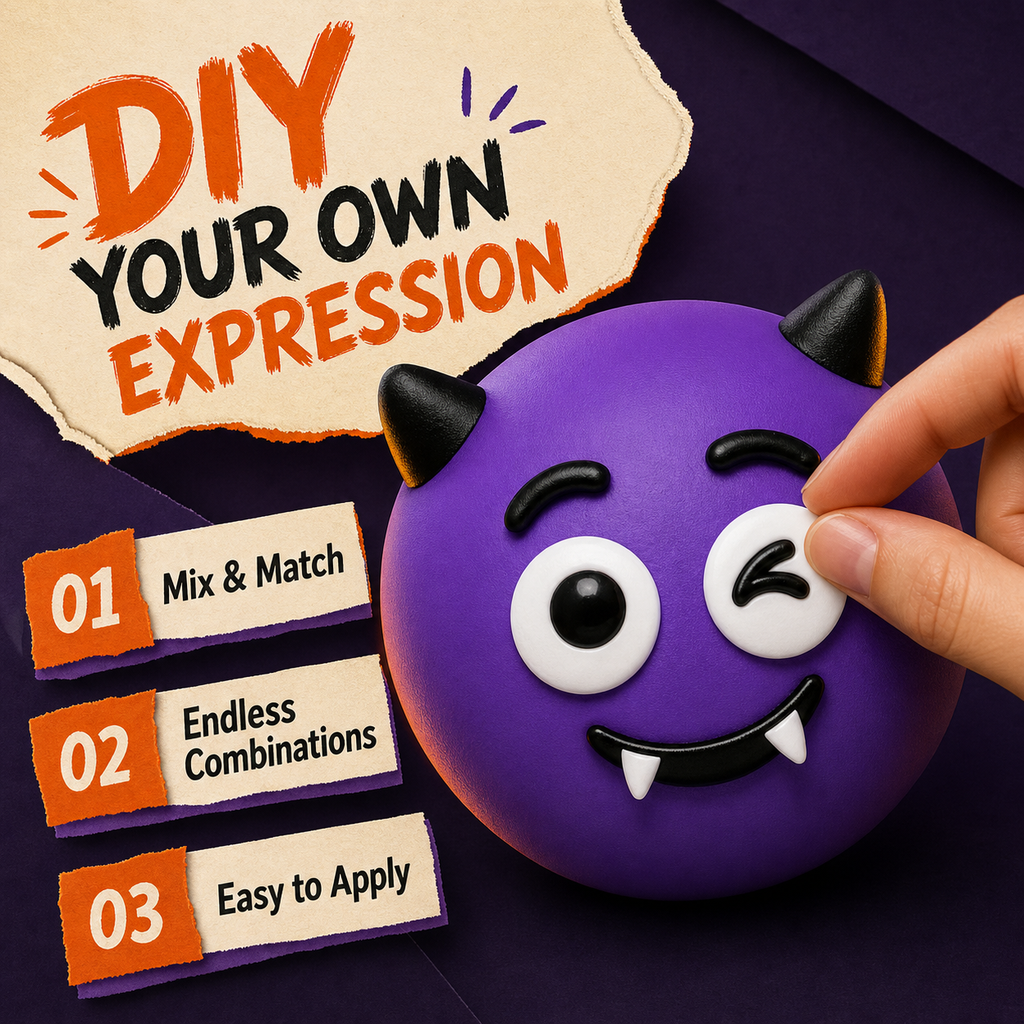 Halloween Face Squishies - product gallery photo 8