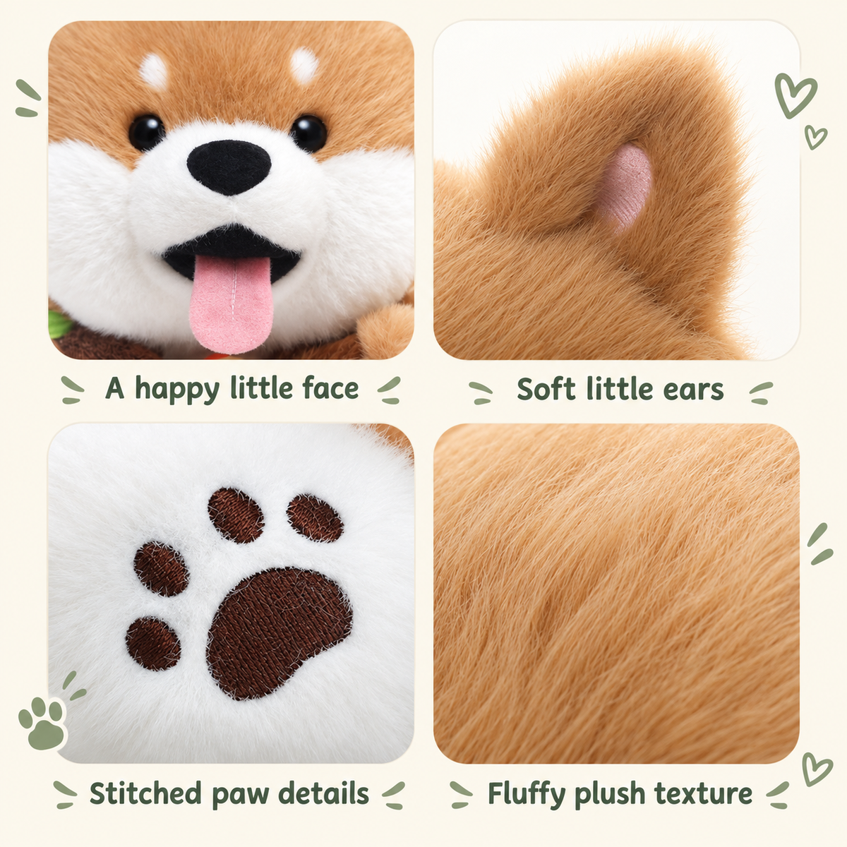 Shiba Inu with Scarf Plush