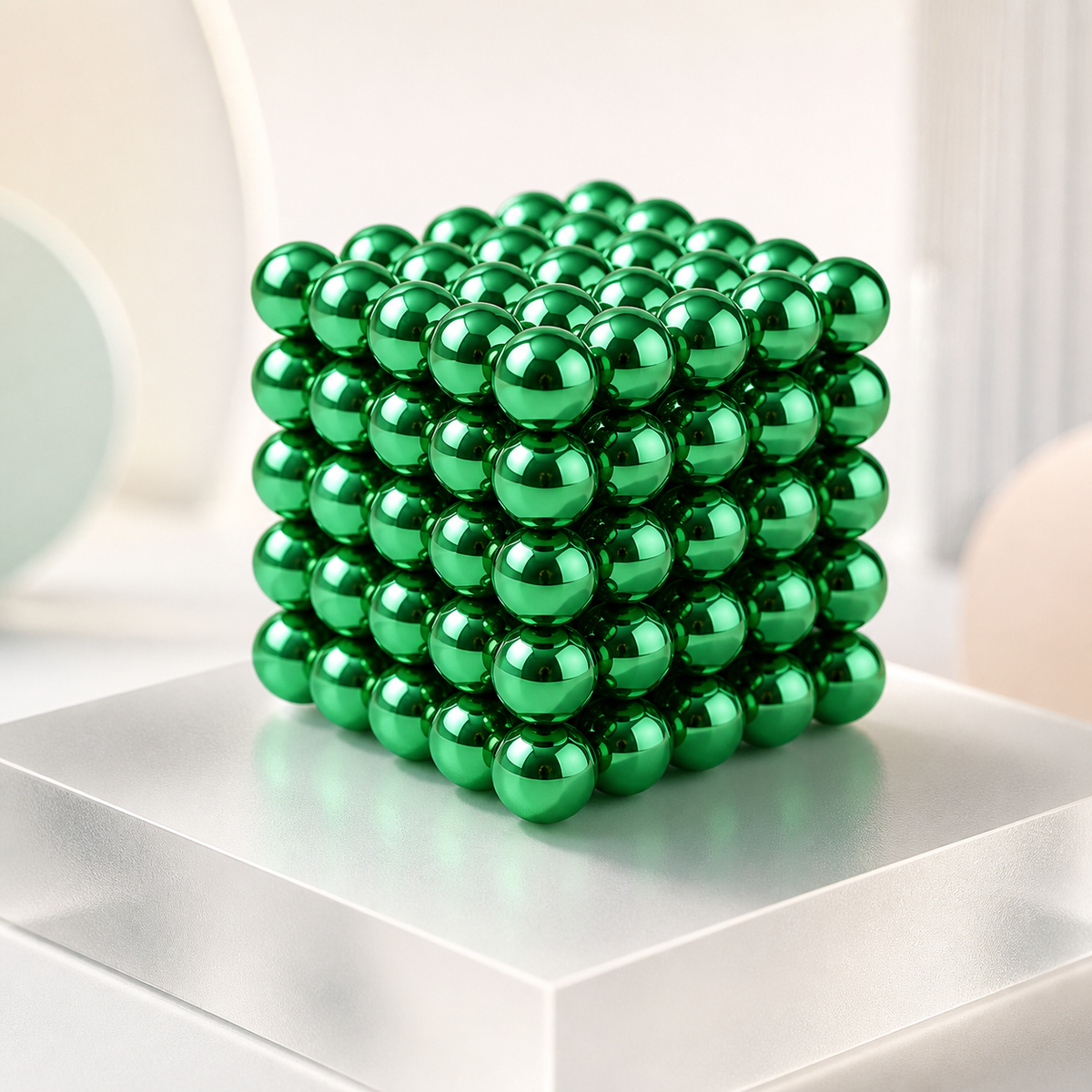 Magnetic Spheres Building Blocks