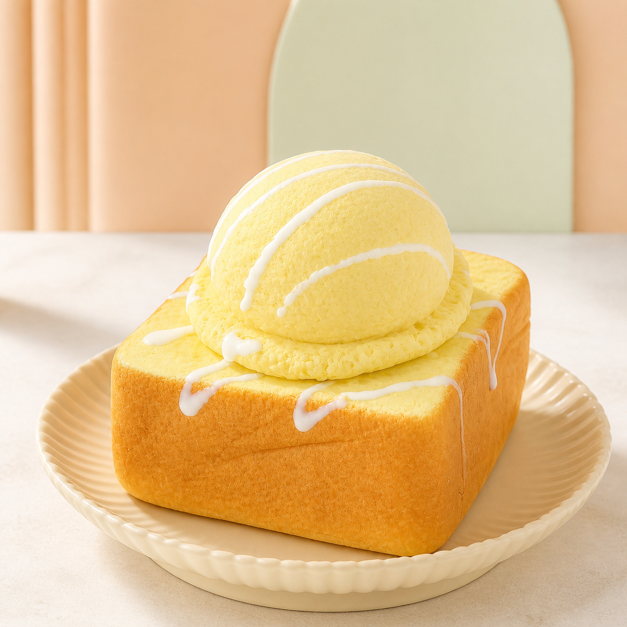 Ice Cream Toast Squishy - product gallery photo 5