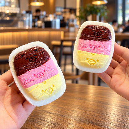Three-Colour Ice Cream Squishy