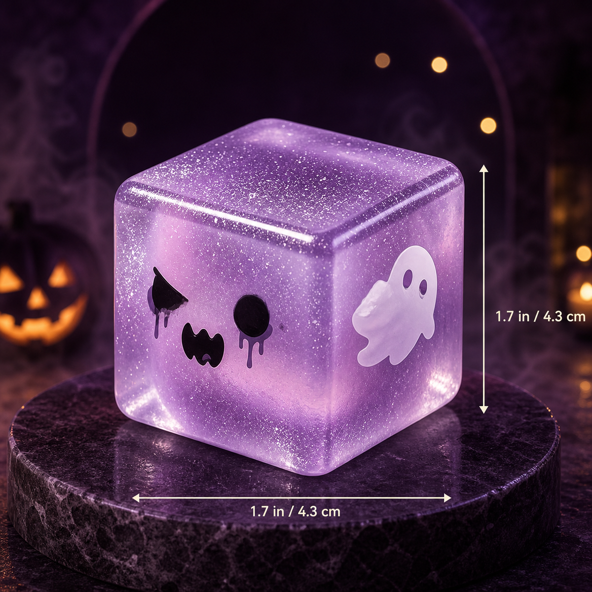 Halloween Face Cube Squishies - product gallery photo 6