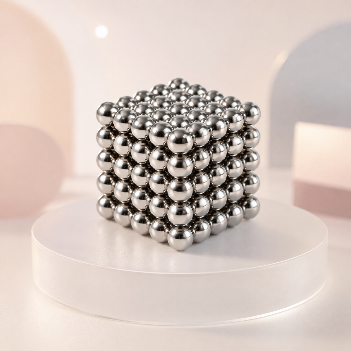 Magnetic Spheres Building Blocks