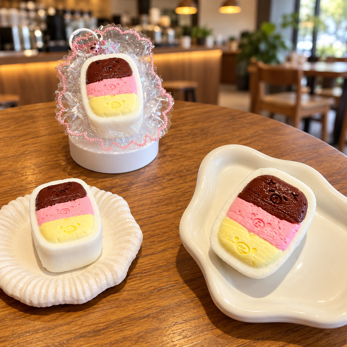 Three-Colour Ice Cream Squishy