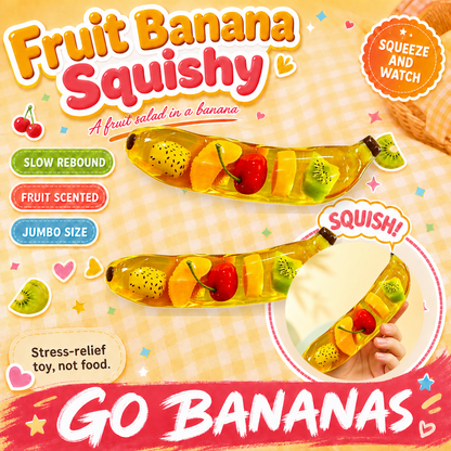 Fruit Banana Squishy - product gallery photo 1