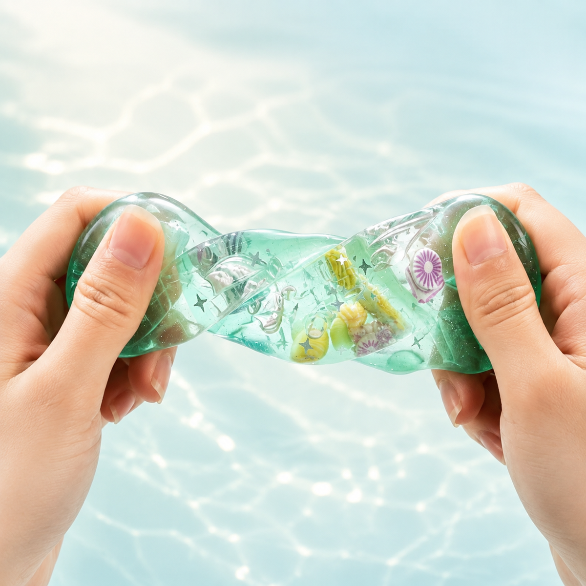 Sea Shell Cube Squishy