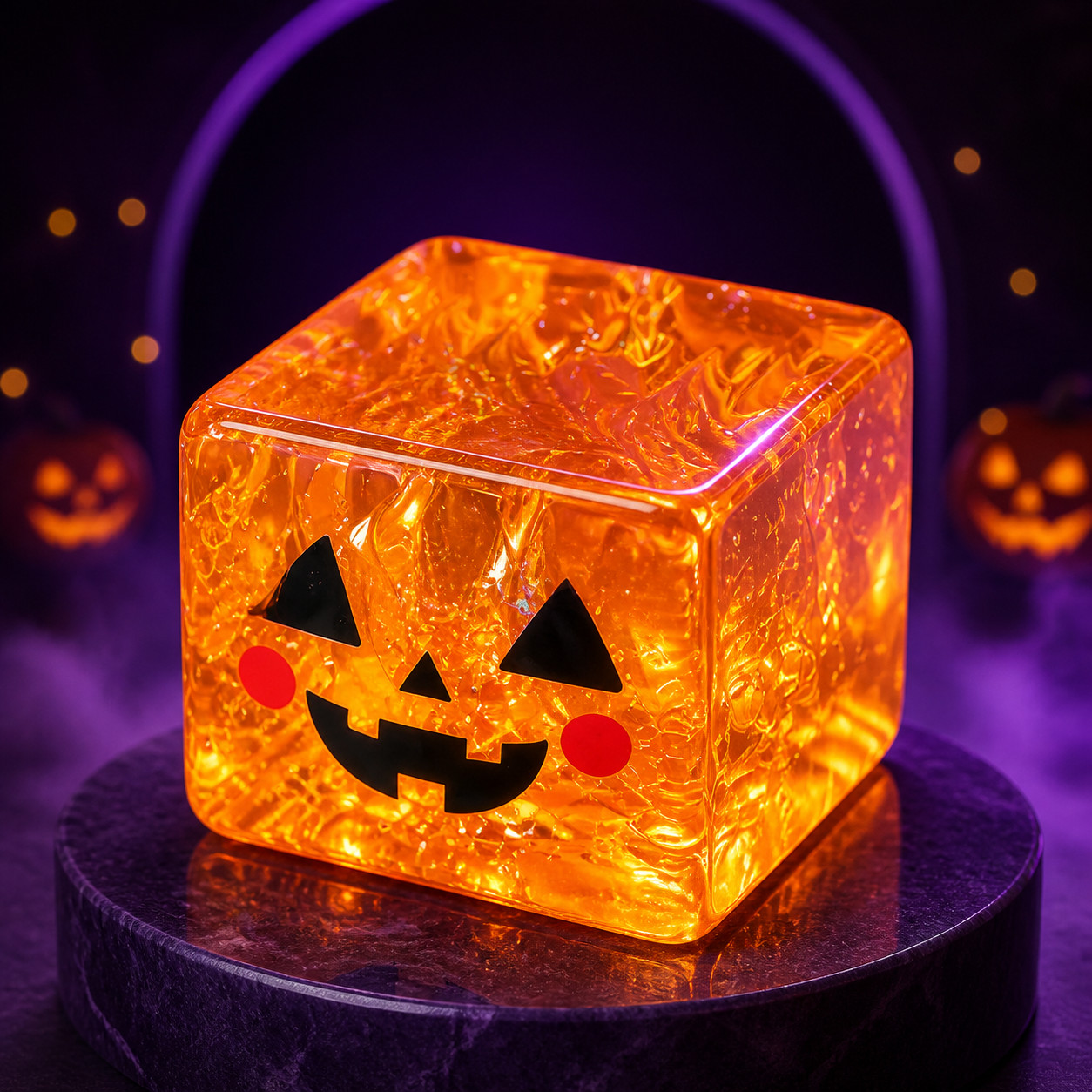 Halloween Face Cube Squishies - product gallery photo 4