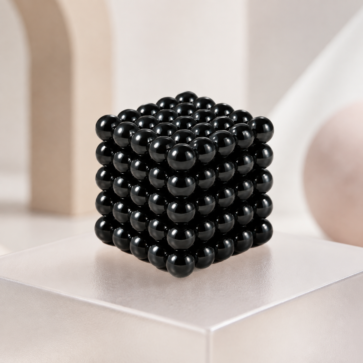 Magnetic Spheres Building Blocks