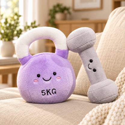 Dumbbell & Kettlebell Plush