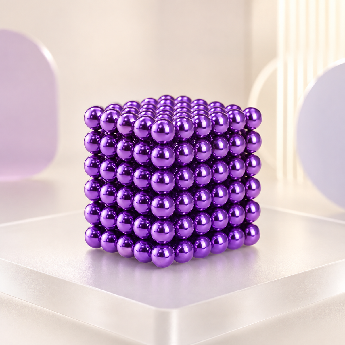 Magnetic Spheres Building Blocks
