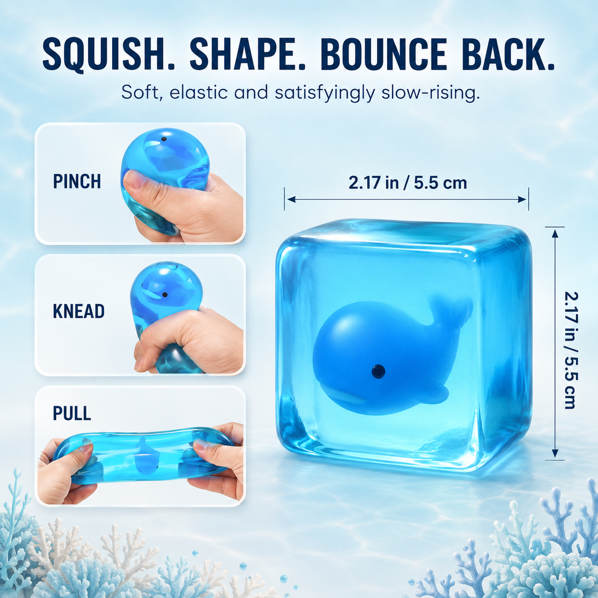 Glow-in-the-Dark Ocean Animal Cubes