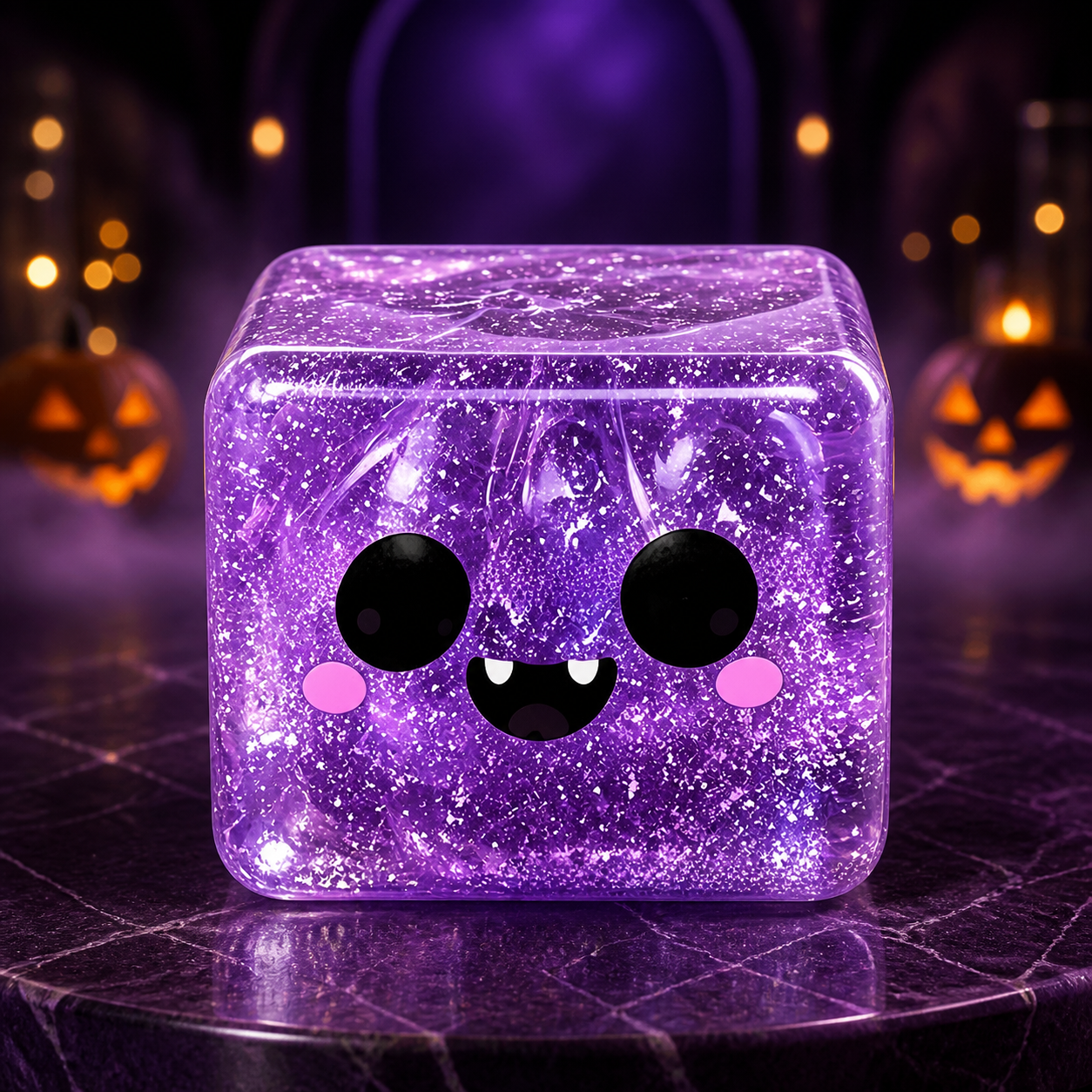 Halloween Face Cube Squishies - product gallery photo 5