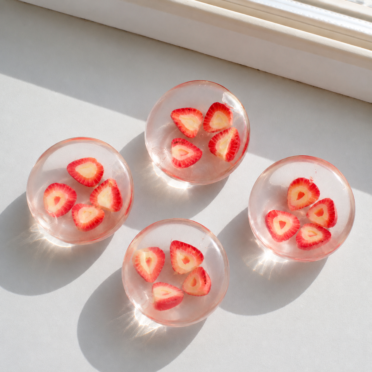 Coconut Oil Fruit Squishy Balls - product gallery photo 3
