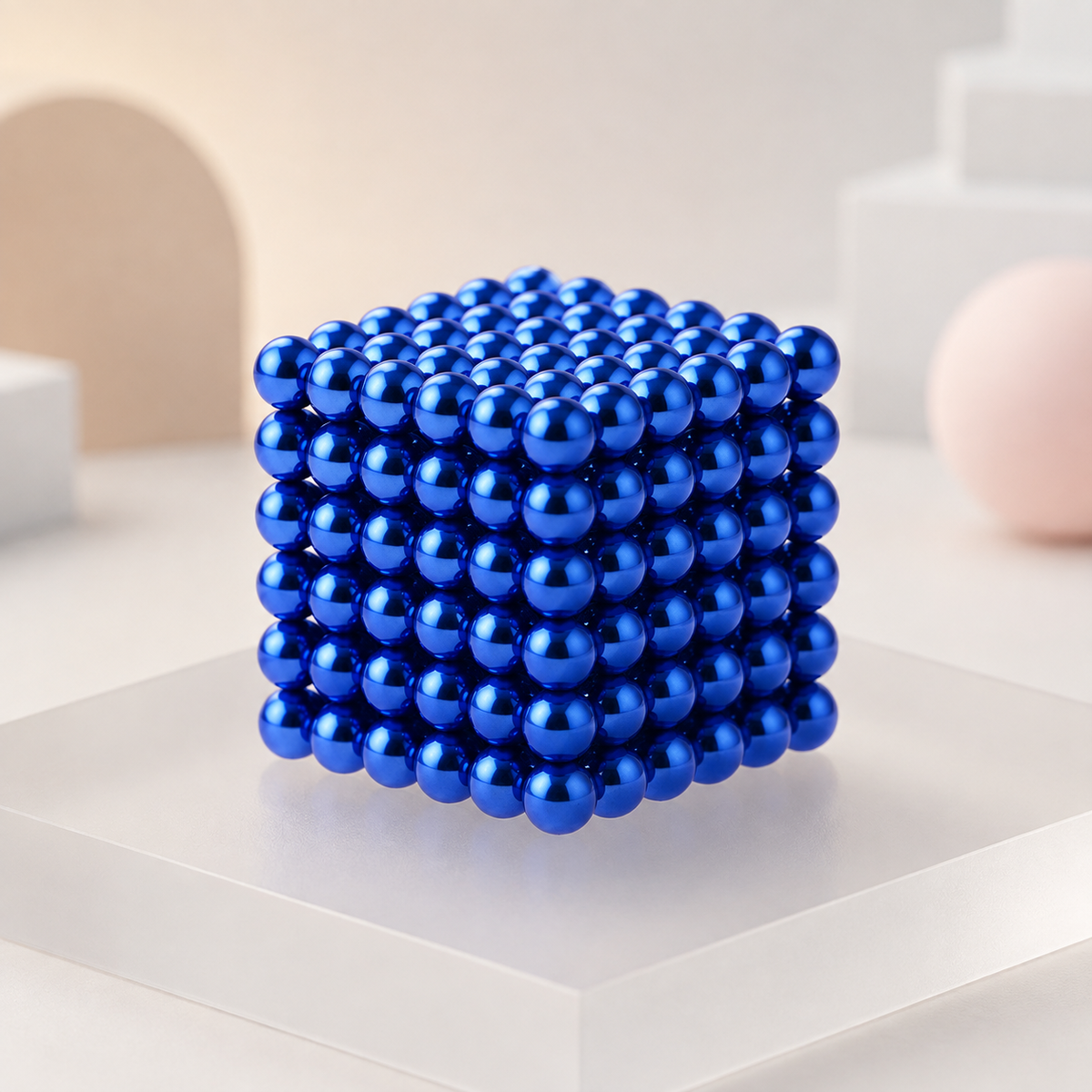 Magnetic Spheres Building Blocks