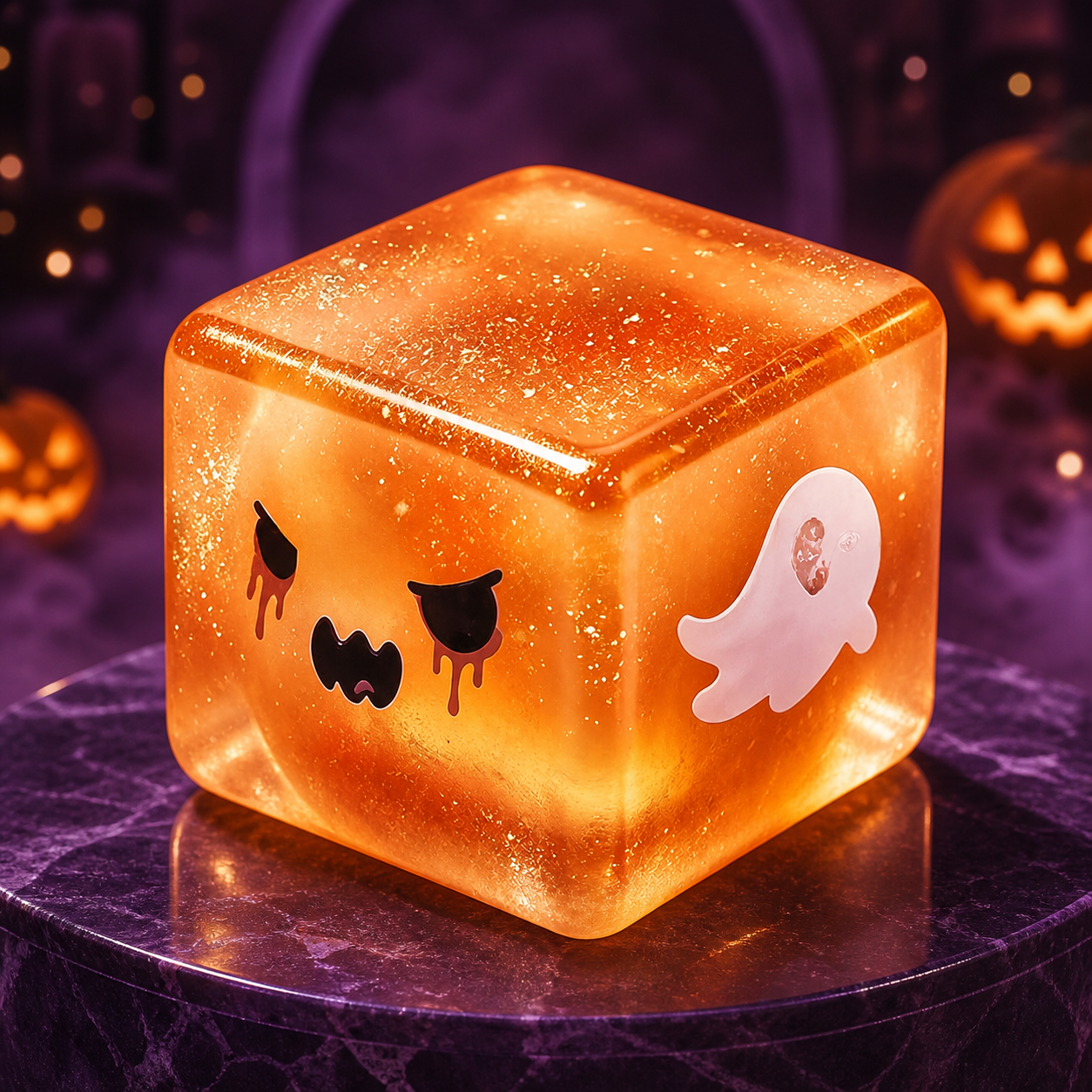 Halloween Face Cube Squishies - product gallery photo 11