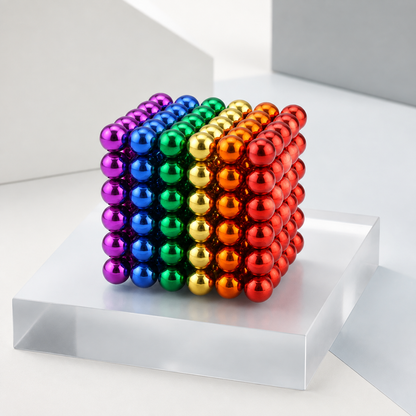 Magnetic Spheres Building Blocks