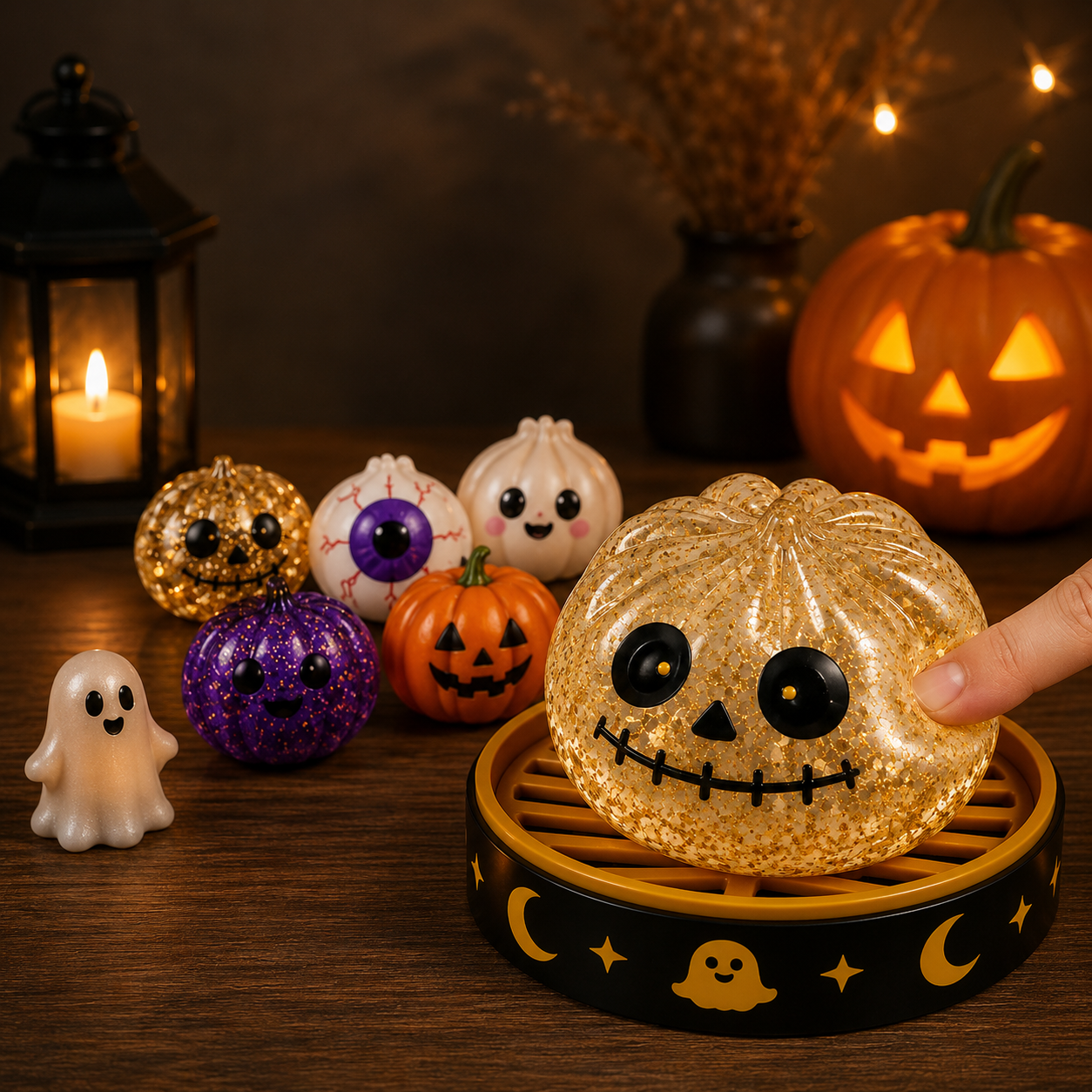 Halloween Character Squishies - detail view