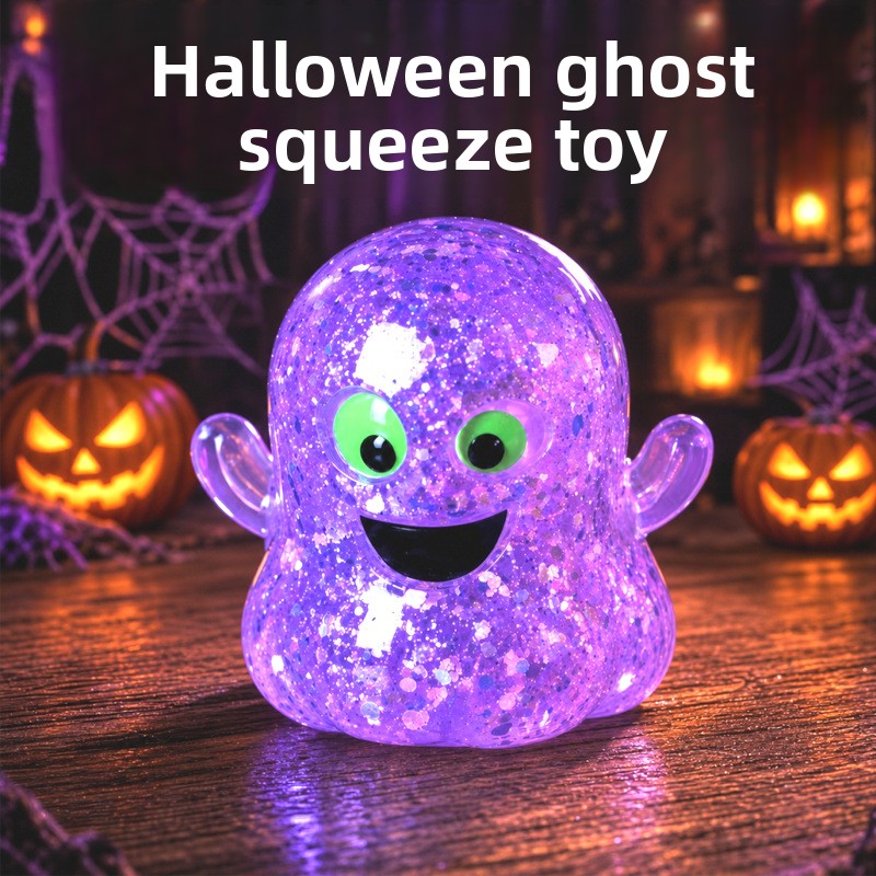Halloween Pumpkin & Ghost Squishy