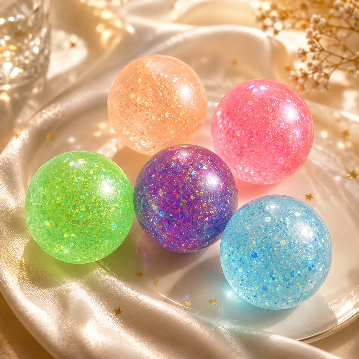 Glitter Squishy Balls - product gallery photo 7