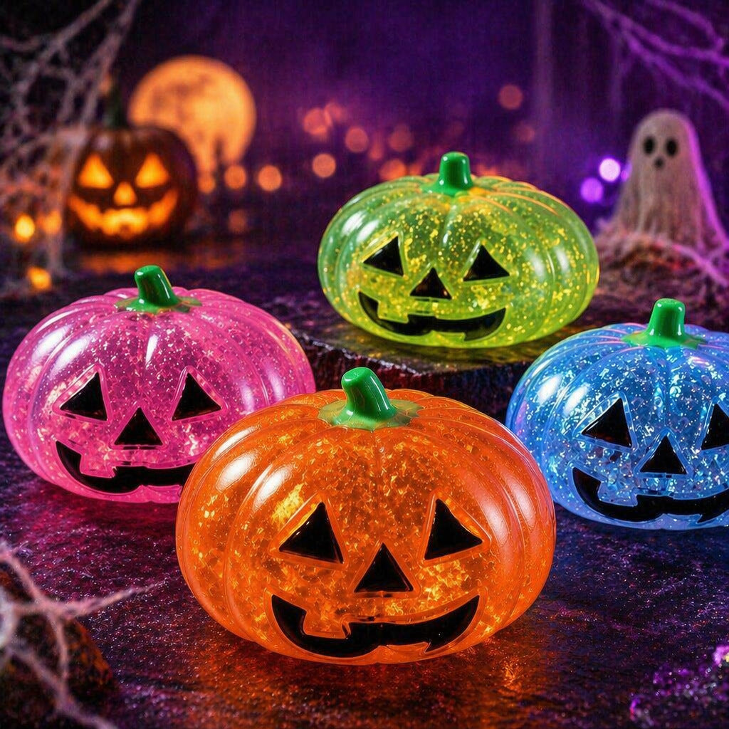 Halloween Pumpkin & Ghost Squishy