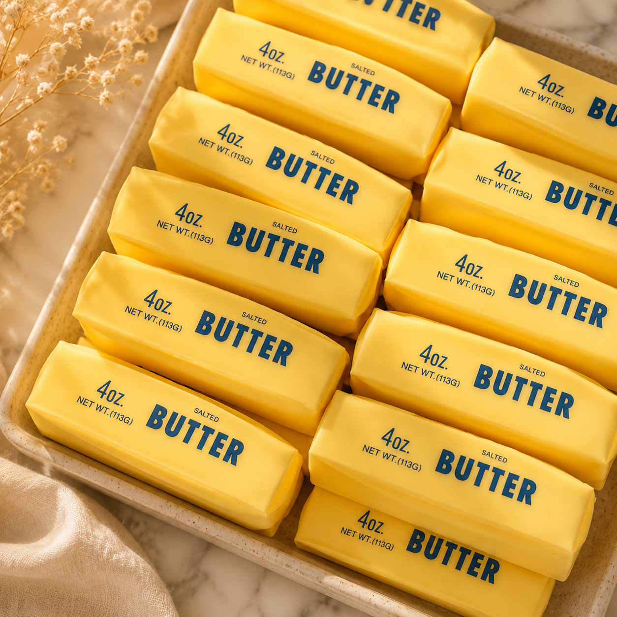 Butter Stick with Crackle Sound