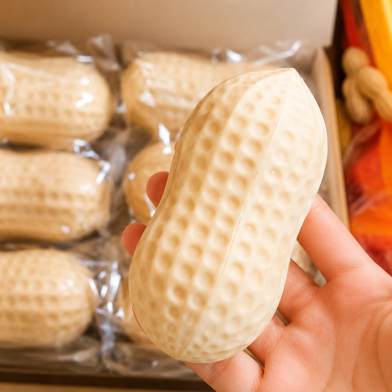 Jumbo Peanut Squishy - alternate view
