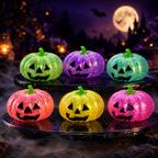 Halloween Pumpkin Head Squishies