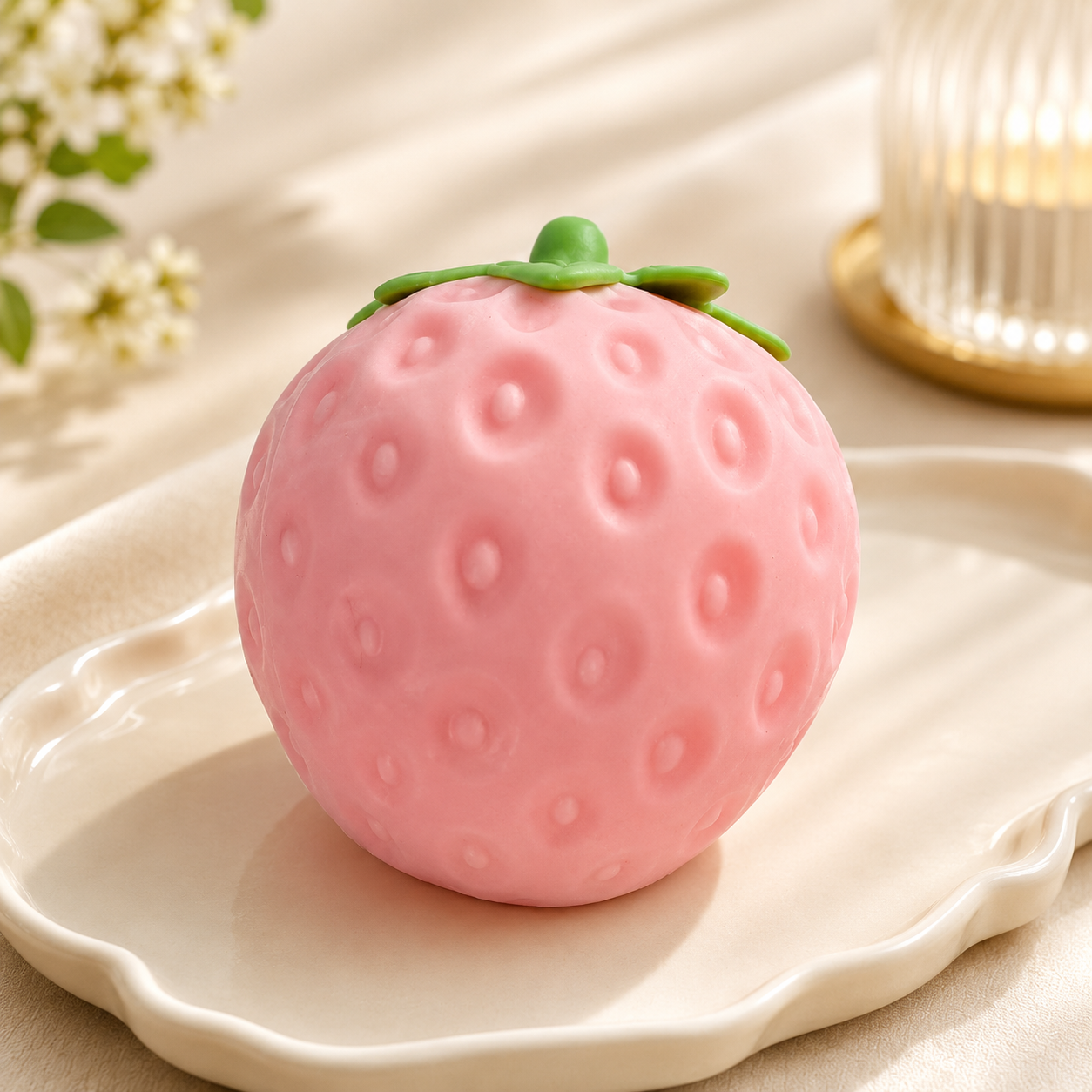 Jumbo Strawberry Squishy - alternate view