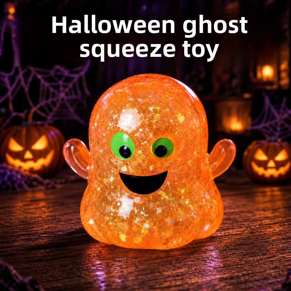 Halloween Pumpkin & Ghost Squishy