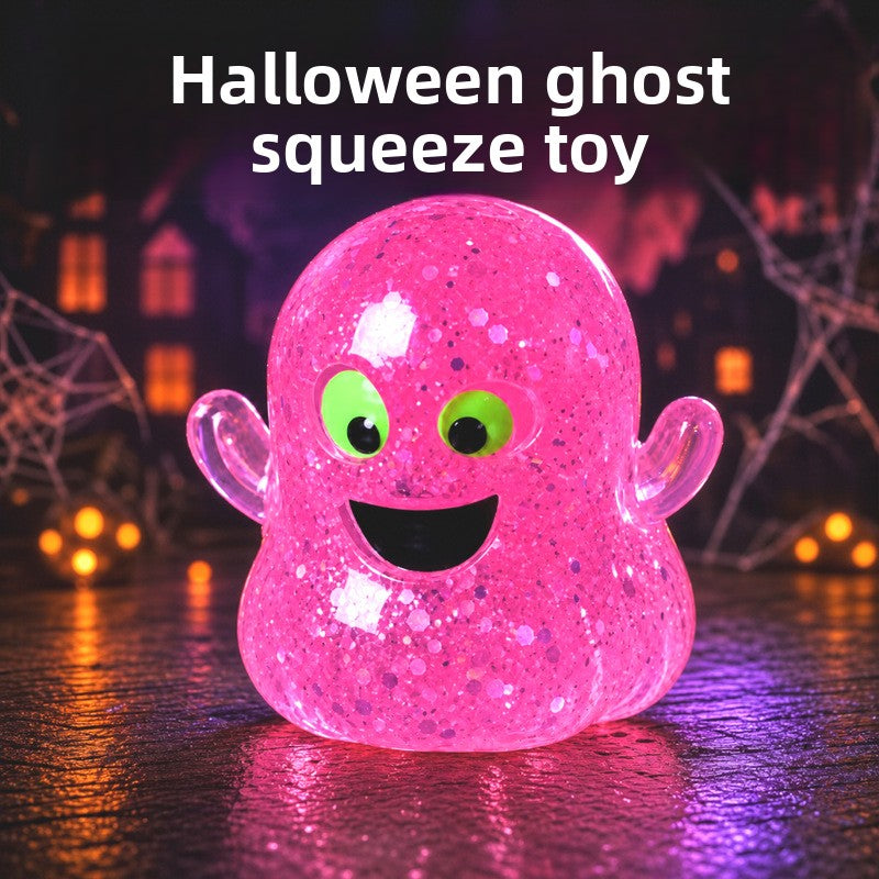 Halloween Pumpkin & Ghost Squishy