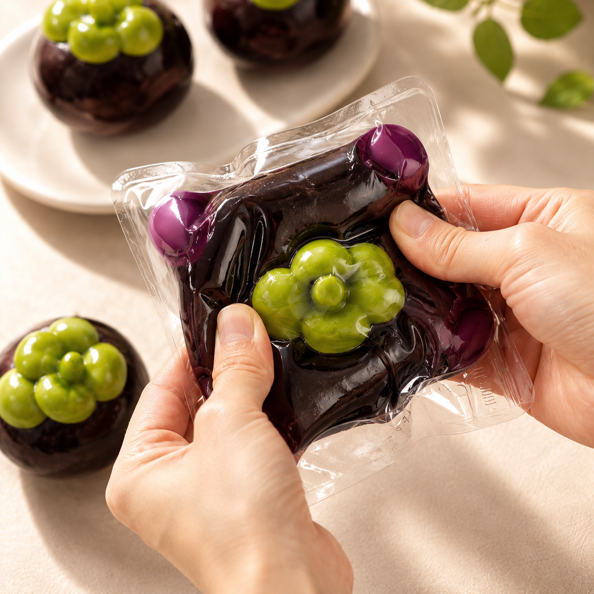 Mangosteen Squishy - detail view