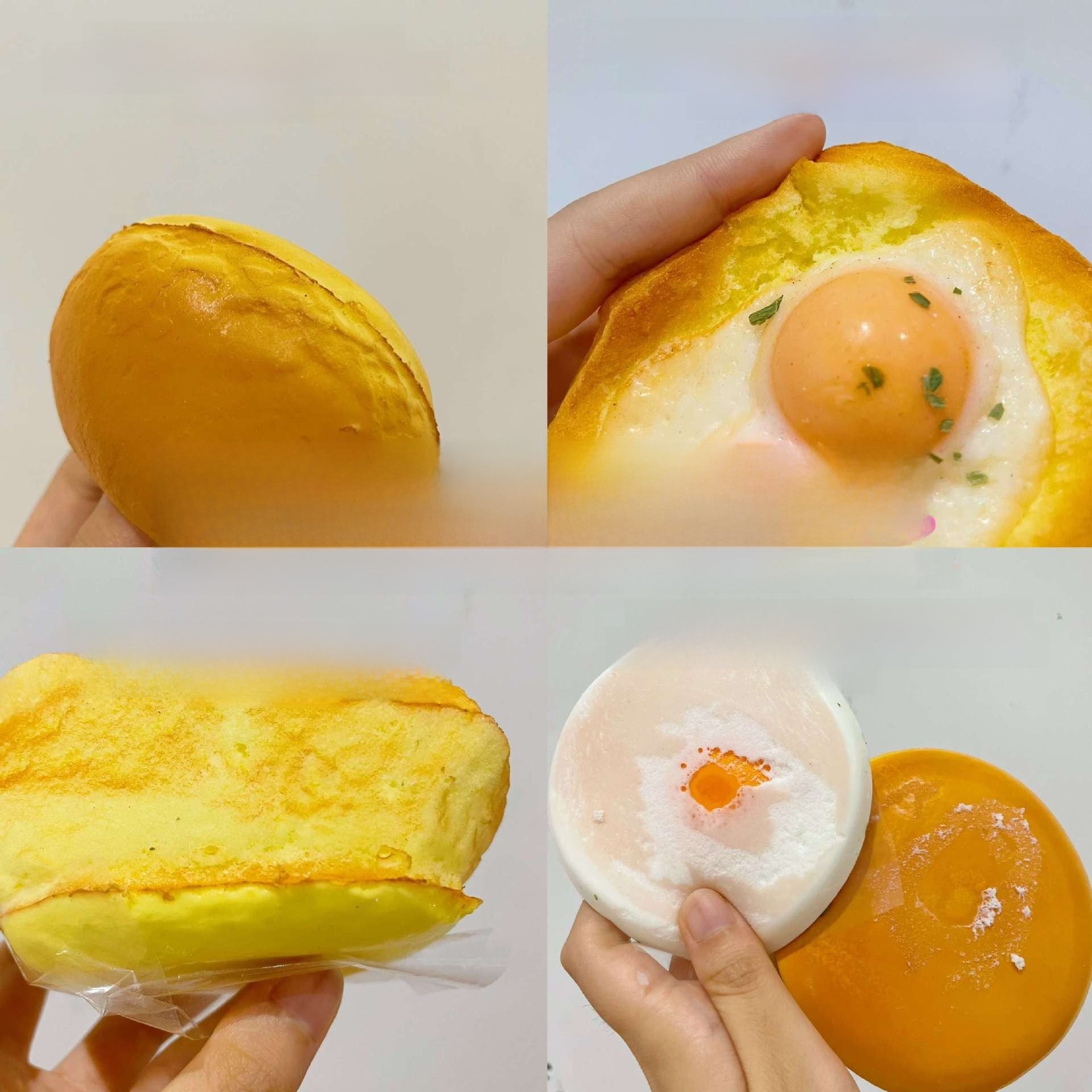 Scallion Fried Egg Toast Squishy