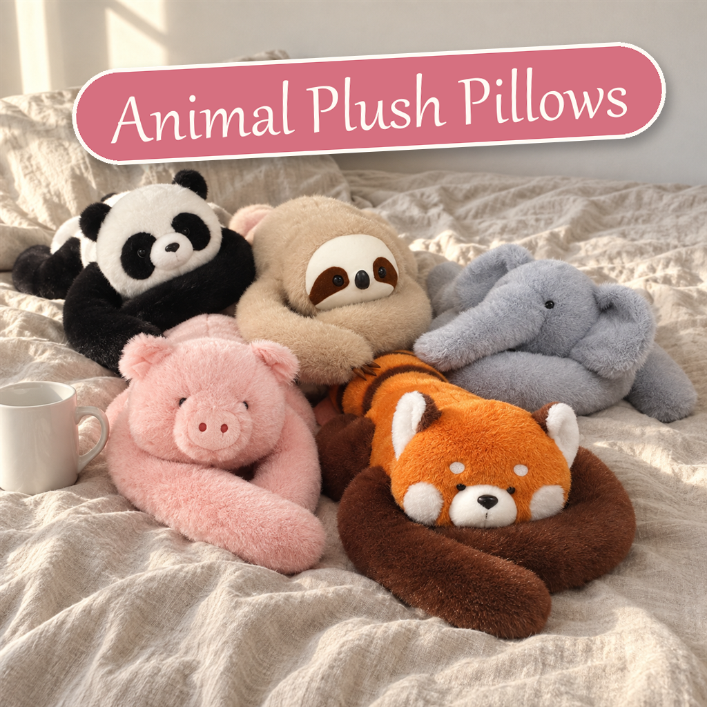 Animal Plush Pillows - S&S Village