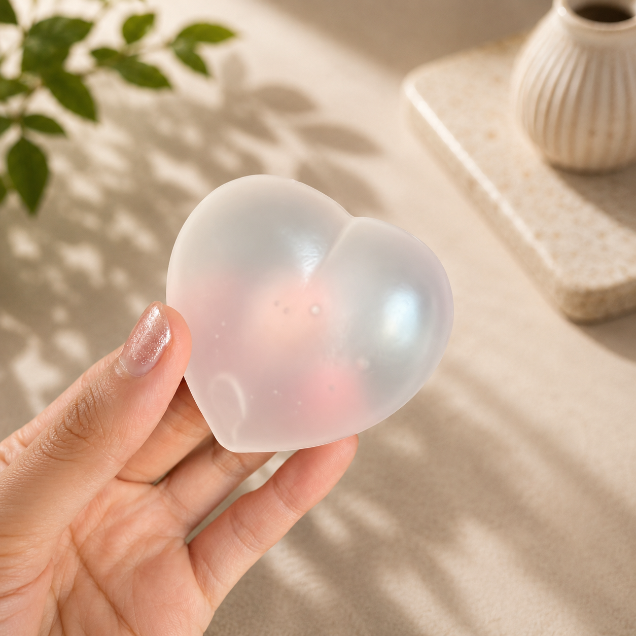 Heart Squishy - detail view