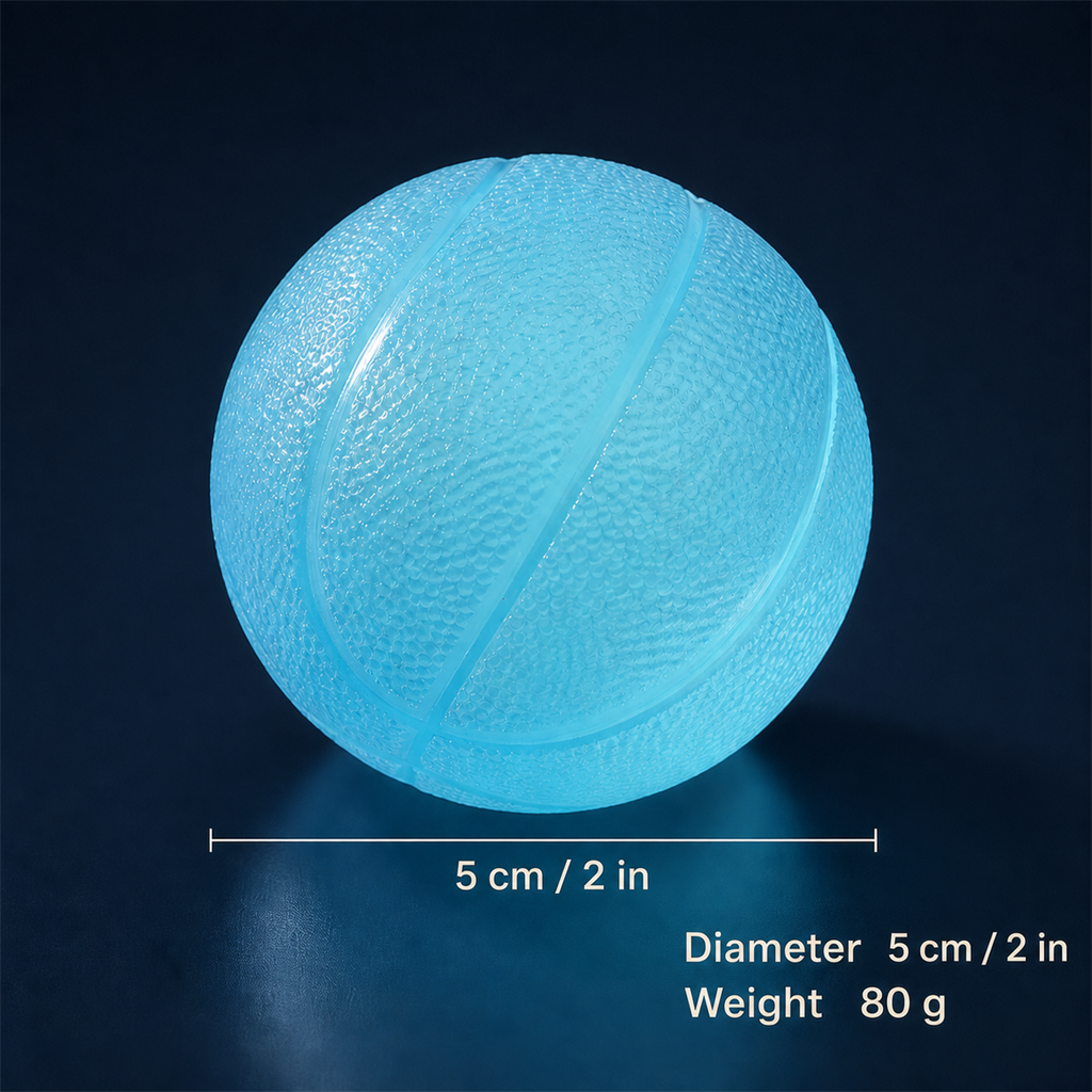 bball with dimensions in cm and inches