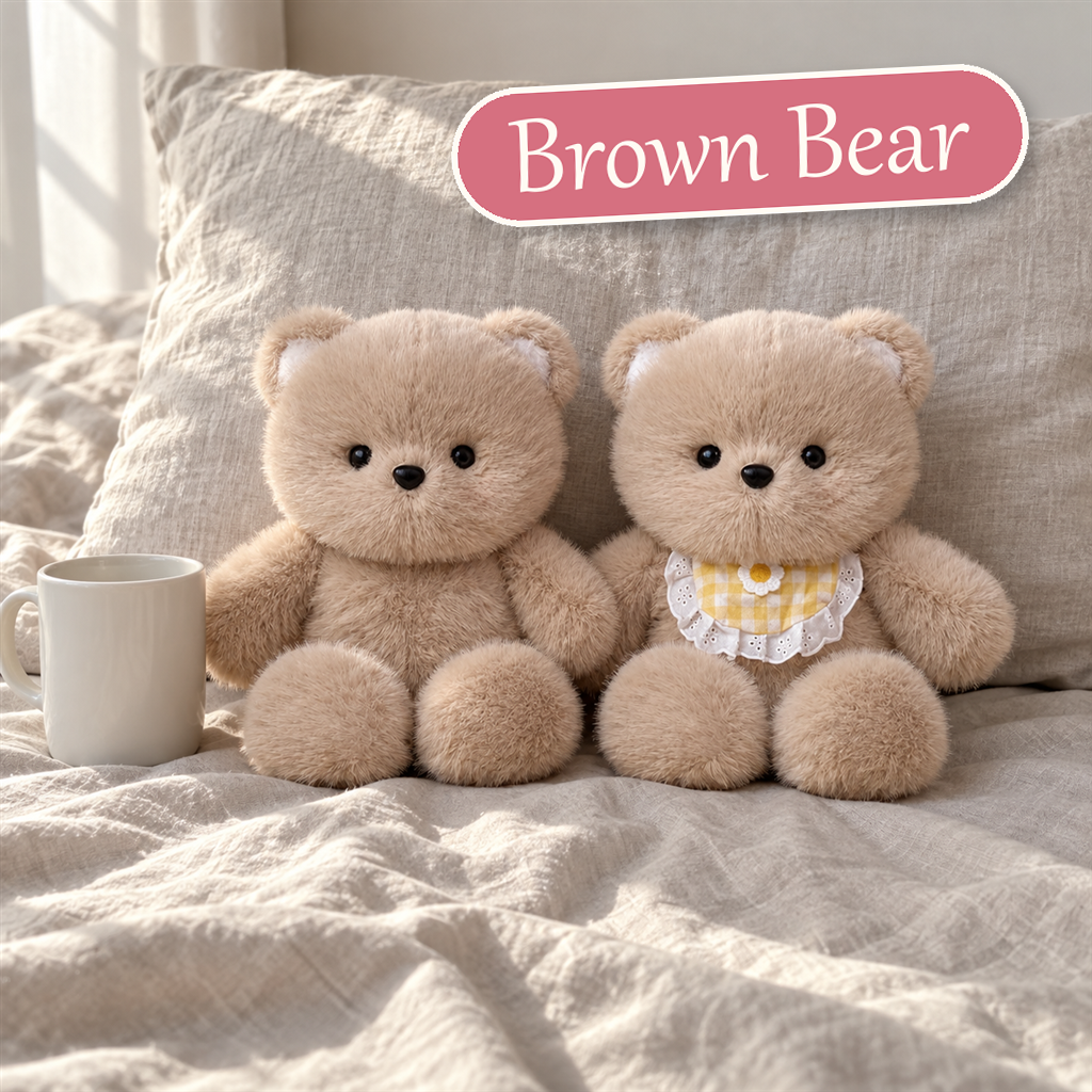 Brown Plush Bear - S&S Village