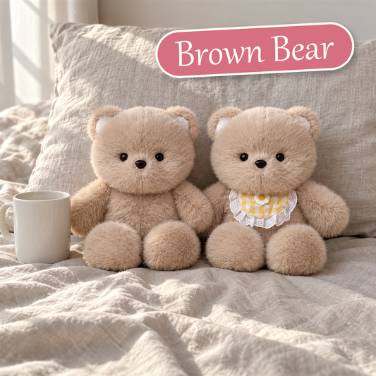 Brown Plush Bear - S&S Village