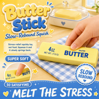 Butter Stick squishy — slim salted-butter stress toy, S&S Village poster