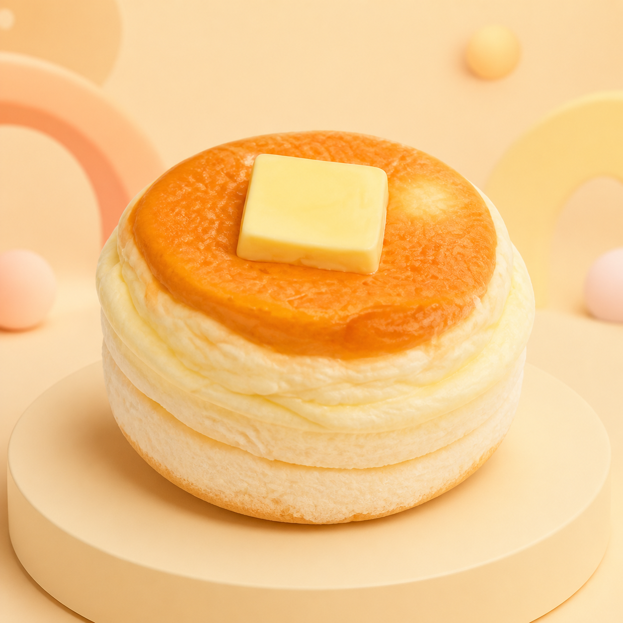 Butter SoufflÃ© Pancake Squishy - product gallery photo 2