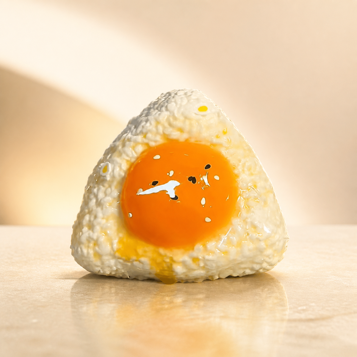 Egg Yolk Rice Ball Squishy - alternate view