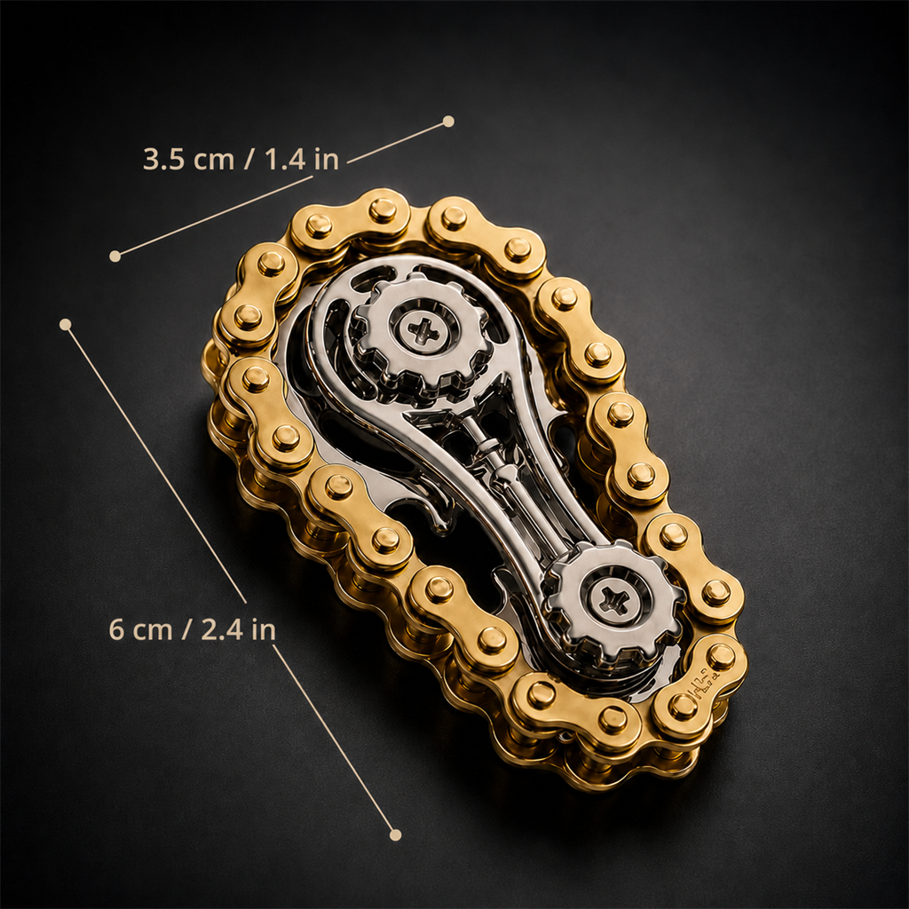 Chain Gear dimensions in cm and inches